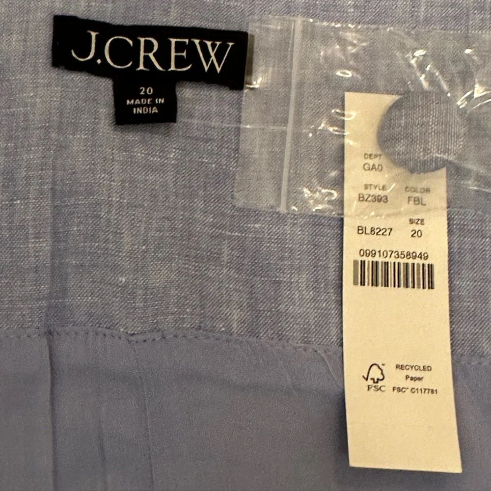 J. Crew Linen Fitted Vest - Picture 2 of 9